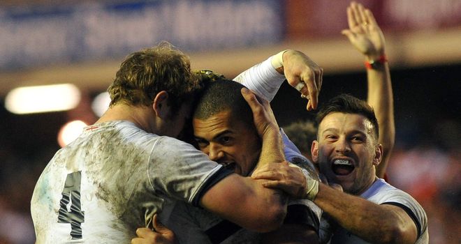 Luther Burrell: The centre scored England's first-half try