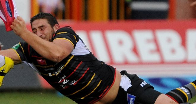Julian Bousquet: Handed a four-match ban for his tackle on Jordan Tansey