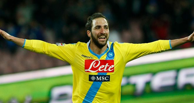 Celebration time for Gonzalo Higuain