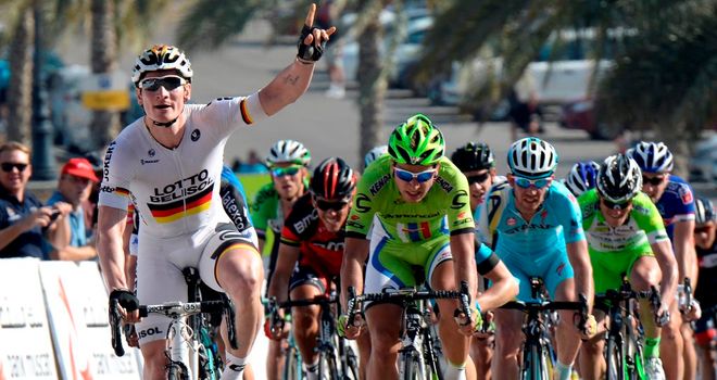 Andre Greipel picked up his fifth win of the season