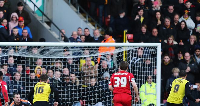 Troy Deeney: Slotted home the penalty