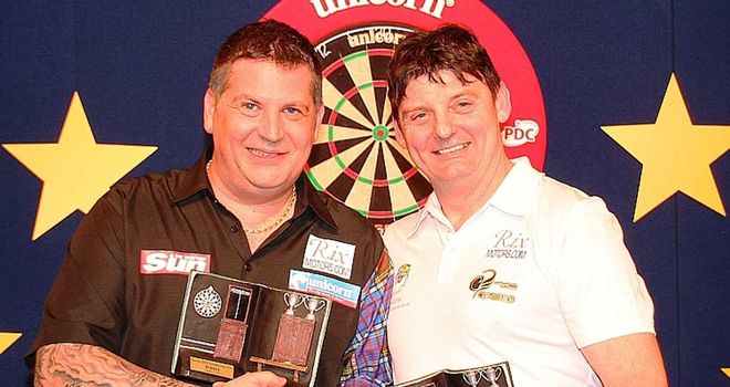 Gary Anderson and Justin Pipe: German Darts Championship finalists
