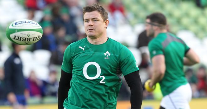 Brian O'Driscoll: Will equal George Gregan's cap record on Saturday
