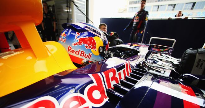 Ricciardo at the wheel of the RB10