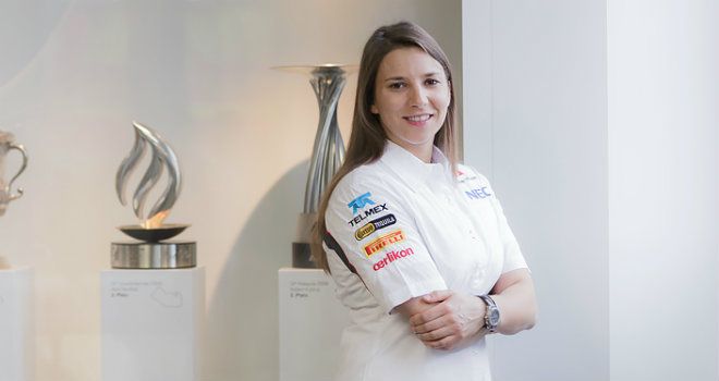 Simona de Silvestro: Will get track testing time with Sauber (Sauber image)