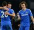 Chelsea players celebrate their win over Manchester City
