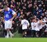 Tottenham: Celebrating Adebayor's winner against Everton