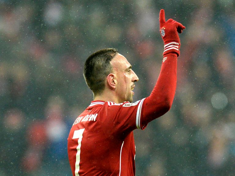 Franck Ribery: Will miss first leg against the Gunners