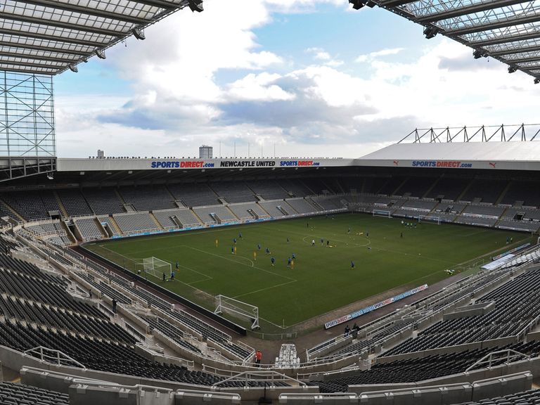 St James' Park: Will have a tribute to two fans who died in Malaysian air crash