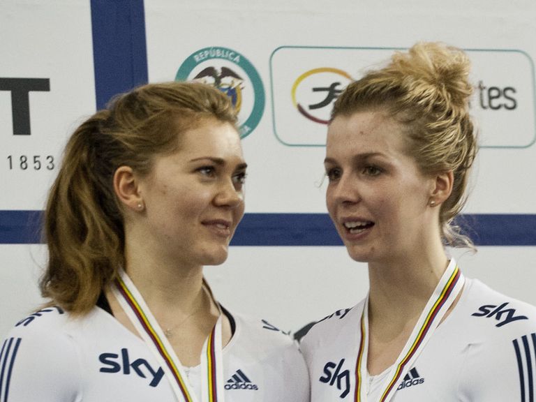 Jess Varnish and Becky James won bronze