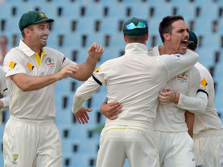Johnson picked up four wickets on day two