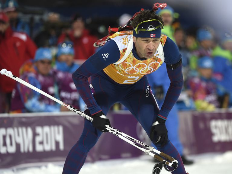 Ole Einar Bjoerndalen claimed his 13th gold medal