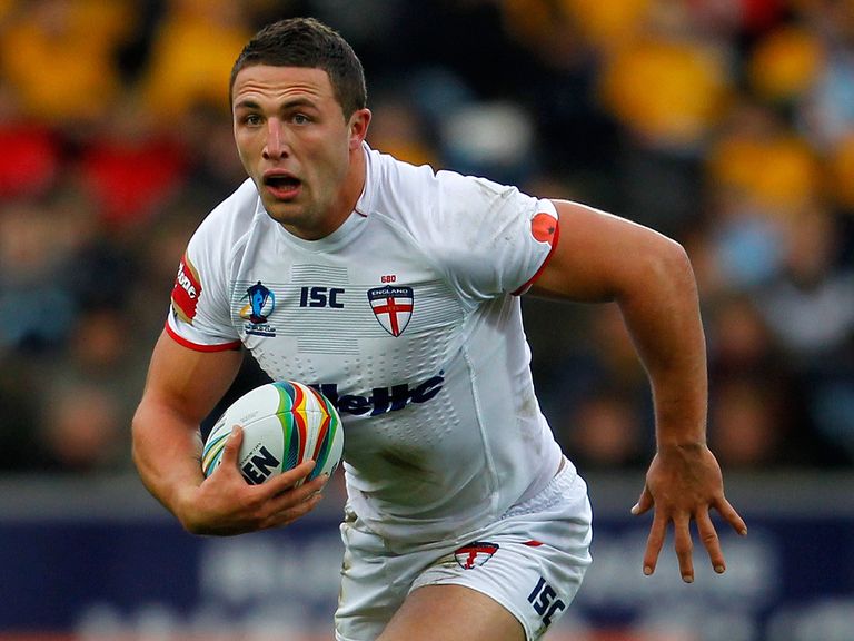 Sam Burgess: Hit with a stick after South Sydney's win
