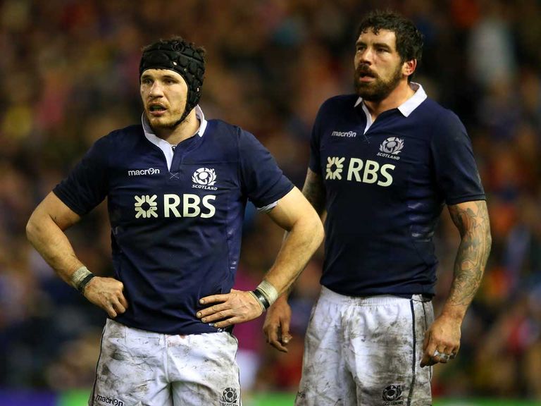 Tim Swinson (l): Back in the Scotland squad