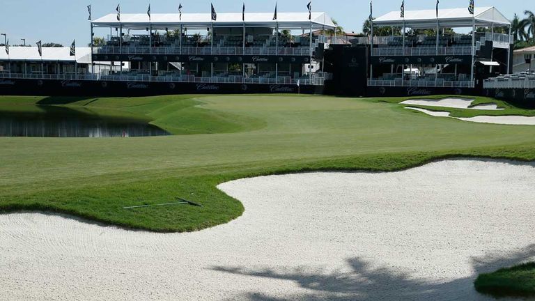 The 18th at Doral: Regarded as one of the toughest finishing holes in golf