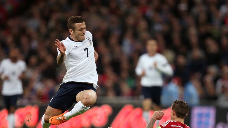 Jack Wilshere: Injured after tackle by Daniel Agger