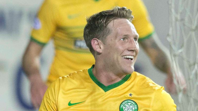 Kris Commons: Hat-trick for Celtic at Rugby Park