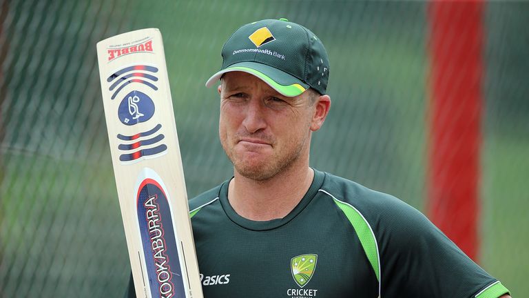 Brad Haddin: Holds his Kookaburra Bubble proudly during a practice session