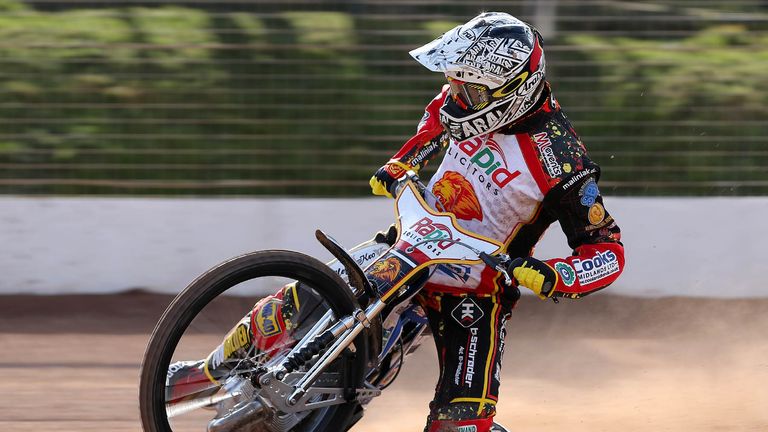 Patrick Hougaard: Taking break from Leicester Lions Speedway (Picture credit Steve Dixon Photography)