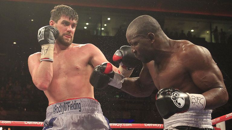 Rocky Fielding: Overweight and failed to impress against Charles Adamu (Pic Lawrence Lustig)