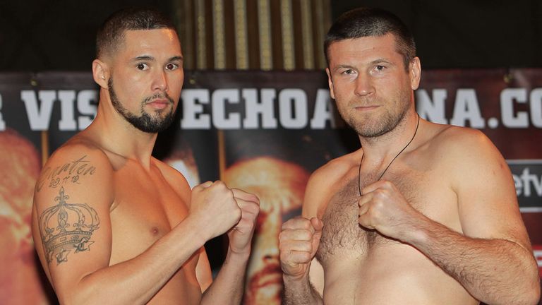 Tony Bellew: 3lb under the cruiserweight limit in Liverpool (Pic Lawrence Lustig)