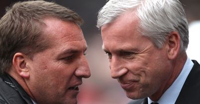 Brendan Rodgers and Alan Pardew: Both feature on the Football Podcast