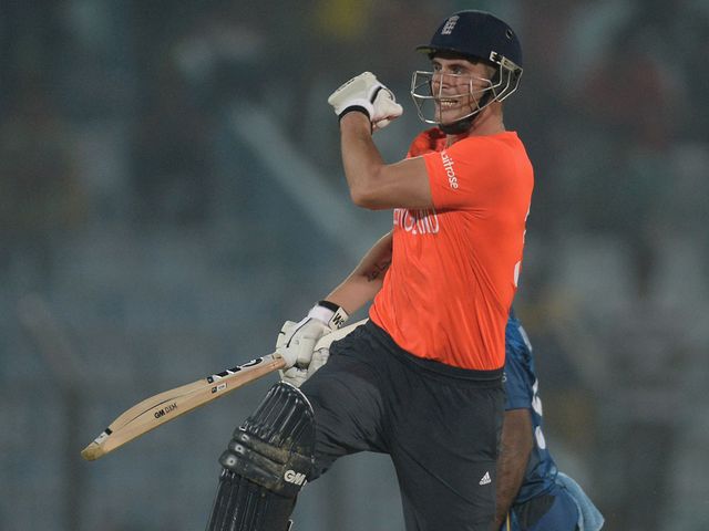 Hales celebrates as England record an unlikely victory