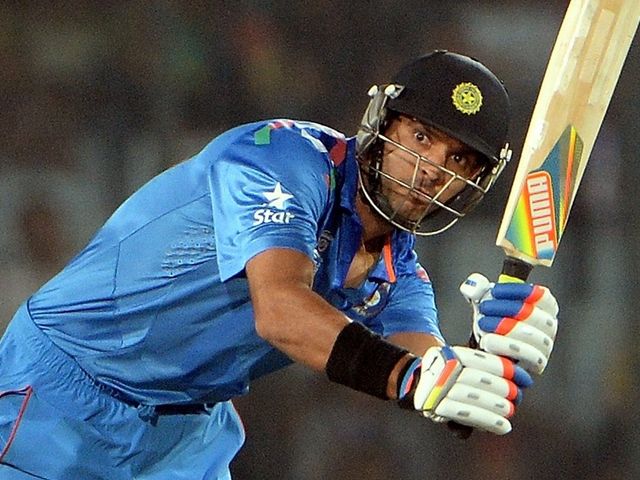 Yuvraj Singh: Hit nine sixes in a blistering 29-ball innings of 68