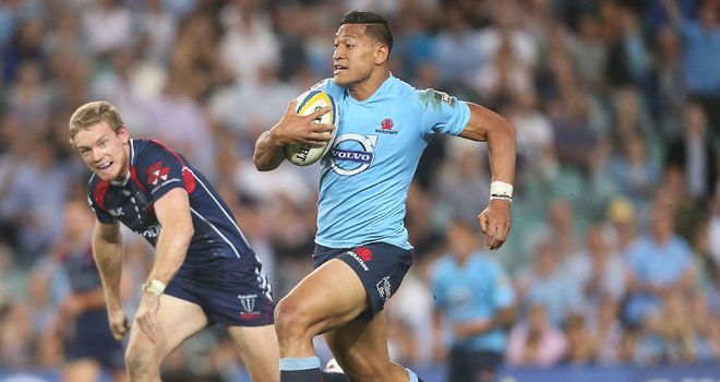 Israel Folau: Has scored eight tries in four Super Rugby games this season