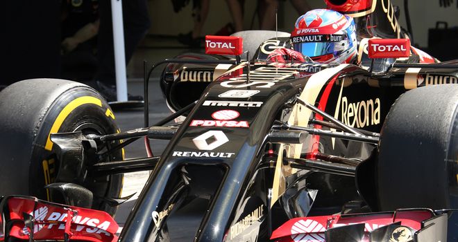 Grosjean has so far completed less than 100 laps in the E22