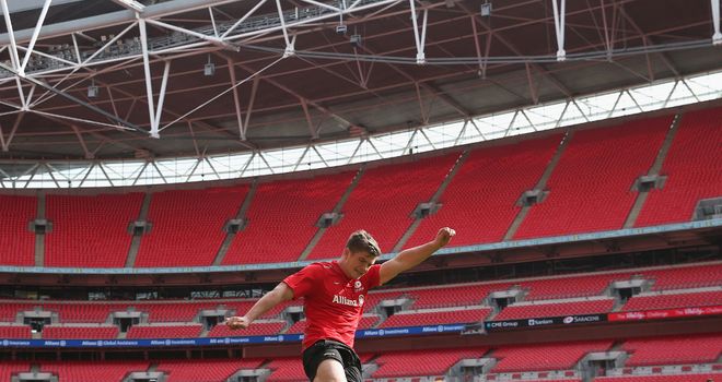 Owen Farrell: The England fly-half returns for Saracens clash against Harlequins at Wembley