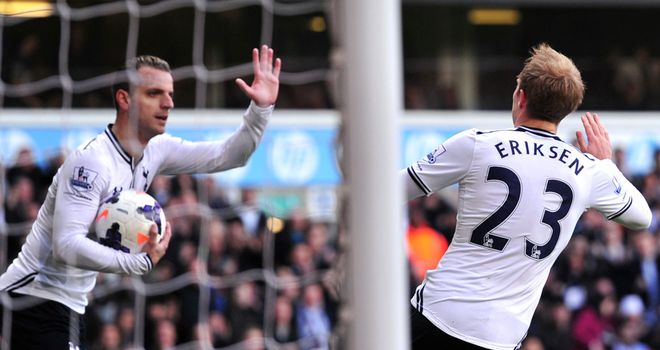 Christian Eriksen: Netted twice as Tottenham fought back to beat Southampton 3-2