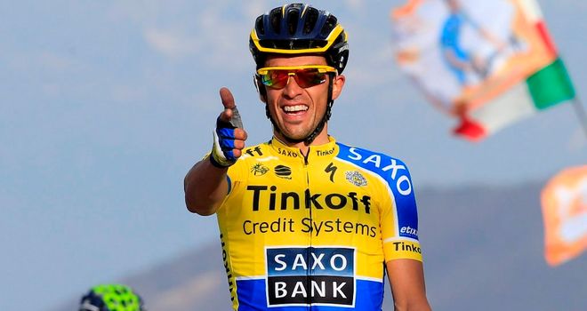 Alberto Contador claimed his second win of the season