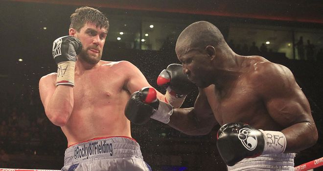 Rocky Fielding: Overweight and failed to impress against Charles Adamu (Pic Lawrence Lustig)