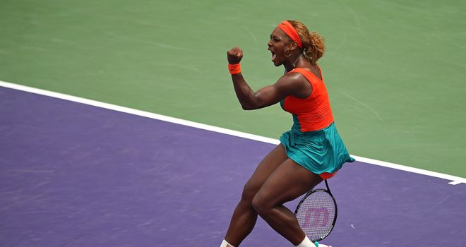Serena Williams: Has won the prestigious Miami title seven times
