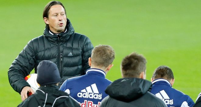 Roger Schmidt: Takes his Red Bull Salzburg side to Basel