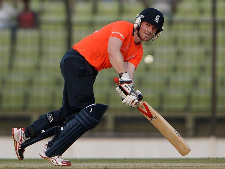 Eoin Morgan: Struck 43 not out for England
