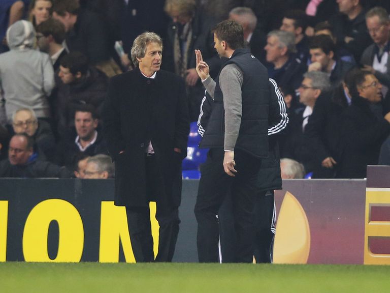 Tim Sherwood and Jorge Jesus clashed last week