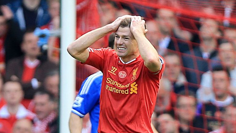 Gerrard: Liverpool saw their title hopes fade in the final games of last season