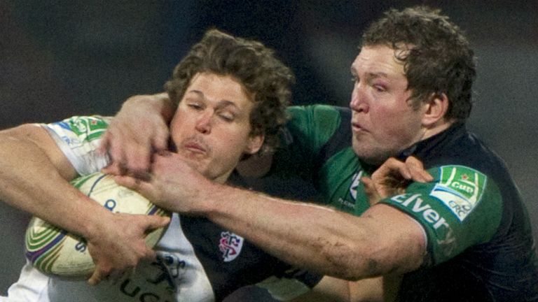 Michael Swift: In action against Toulouse on the right is set for a 15th season with Connacht