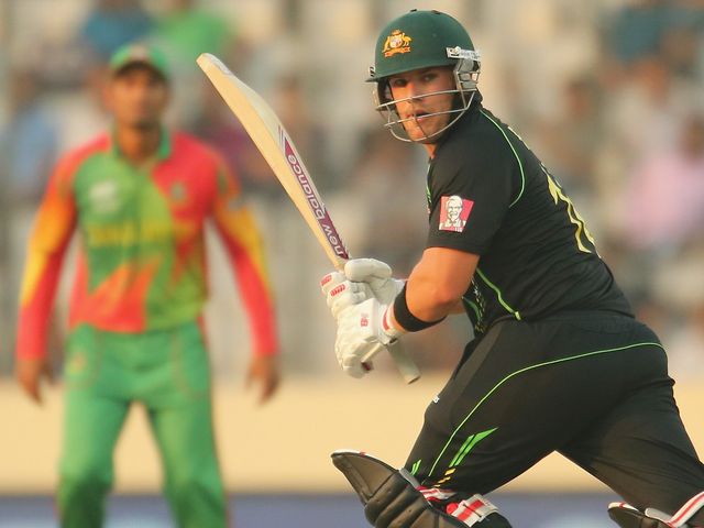 Aaron Finch: Steered Australia to victory