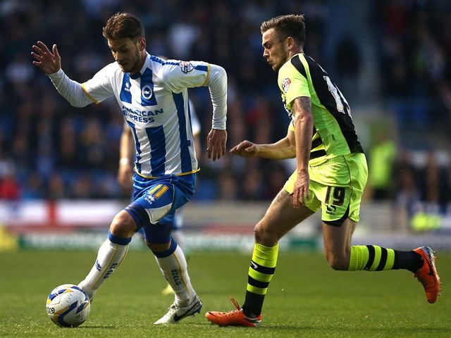 Andrea Orlandi looks to hold off Joe Ralls
