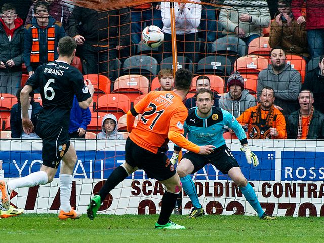 Dundee United striker Nadir Ciftci opens the scoring