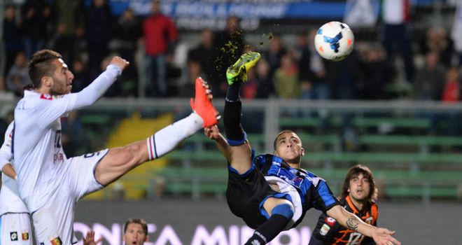 Giuseppe De Luca grabs a late leveller for Atalanta