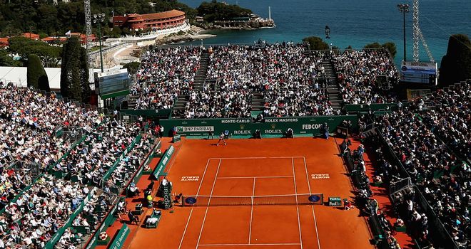 The main court at Monte Carlo - one of the best settings in world tennis