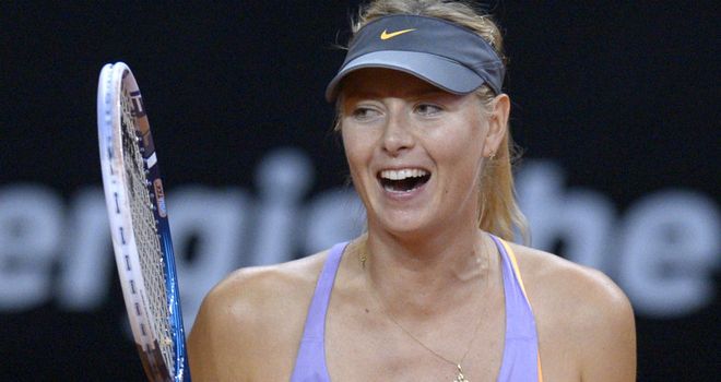 Maria Sharapova: Eased past Italy's Sara Errani in Stuttgart