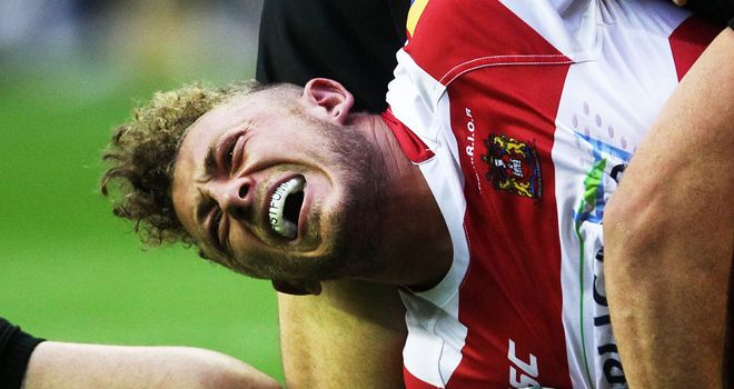 Josh Charnley: Ruled out for up to two months with a knee injury