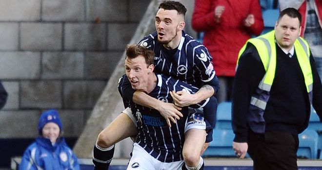 Martyn Woolford: Netted a late leveller for Millwall