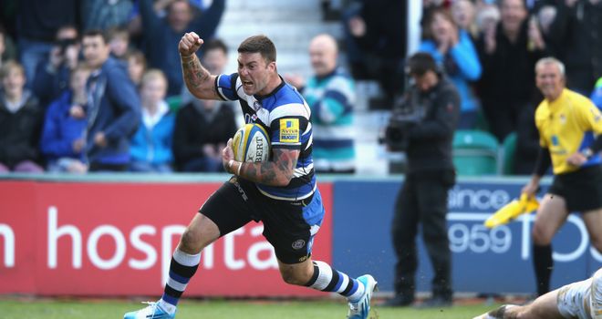 Matt Banahan: Bath's fourth try came three minutes from time