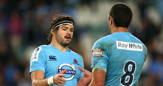 Adam Ashley-Cooper (left): Tryscorer in Waratahs rout of Lions